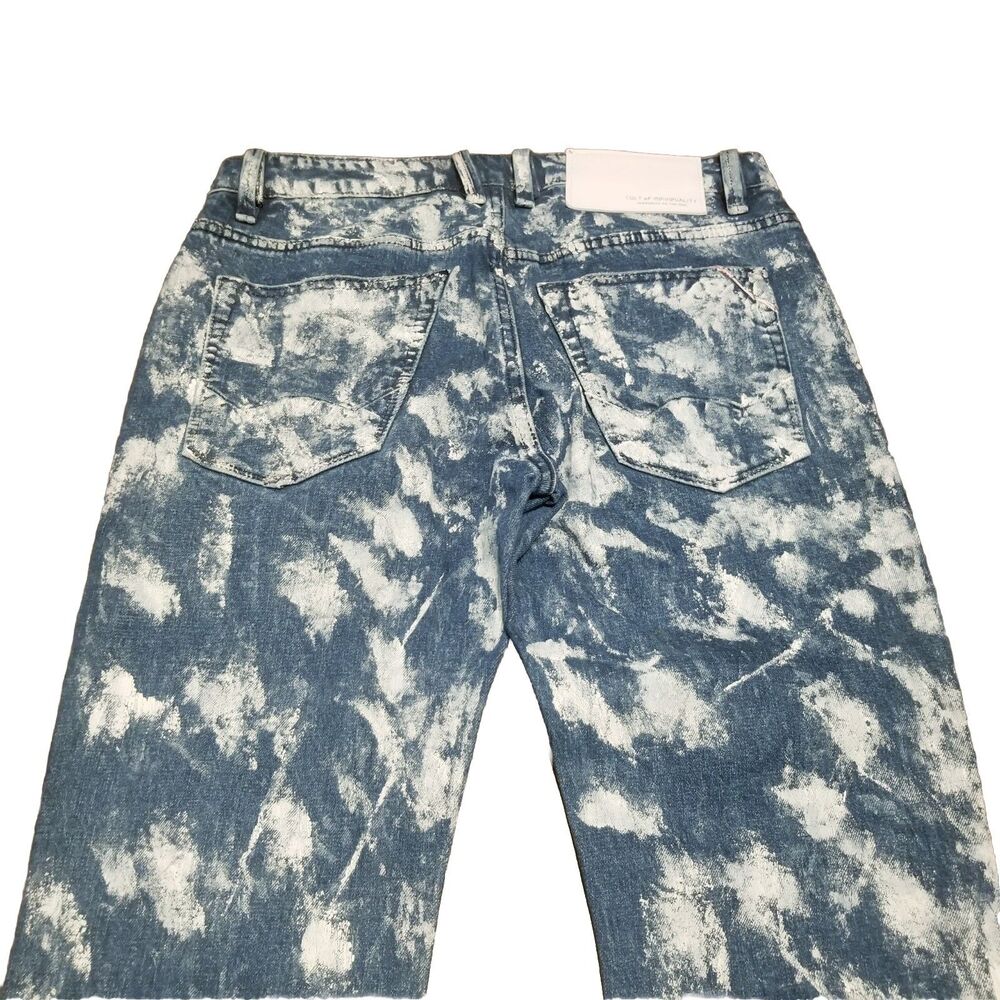 Cult Of Individuality Rebel Straight Jeans Men's Size 32x34 White Paint (32x33) - Picture 4 of 6